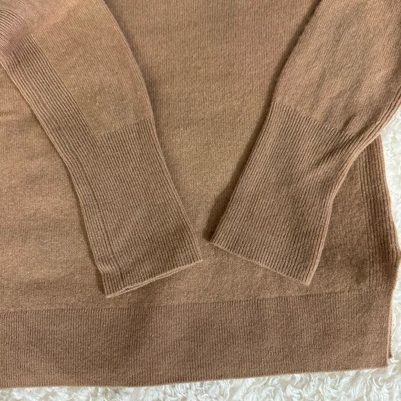 Halogen Cashmere Sweater Womens Size L Beige Long Sleeve Pullover Casual - Picture 8 of 11